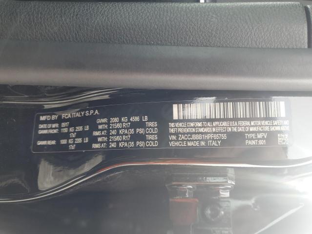 2017 JEEP RENEGADE L ZACCJBBB1HPF65755