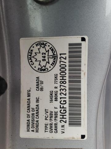 2008 HONDA CIVIC DX-G #3177158738