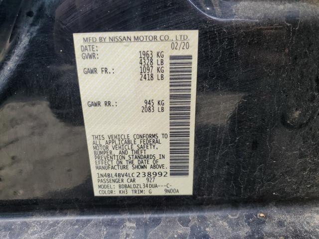 2020 NISSAN ALTIMA S - 1N4BL4BV4LC238992
