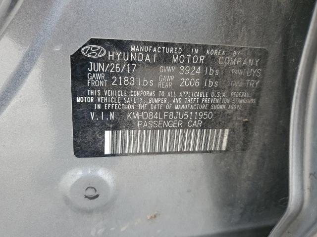 2018 HYUNDAI ELANTRA SE - KMHD84LF8JU511950