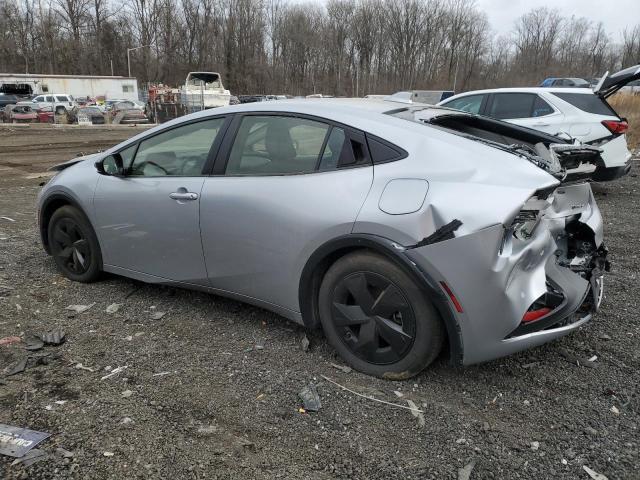 TOYOTA PRIUS LE 2024 silver  hybrid engine JTDACAAUXR3024496 photo #3