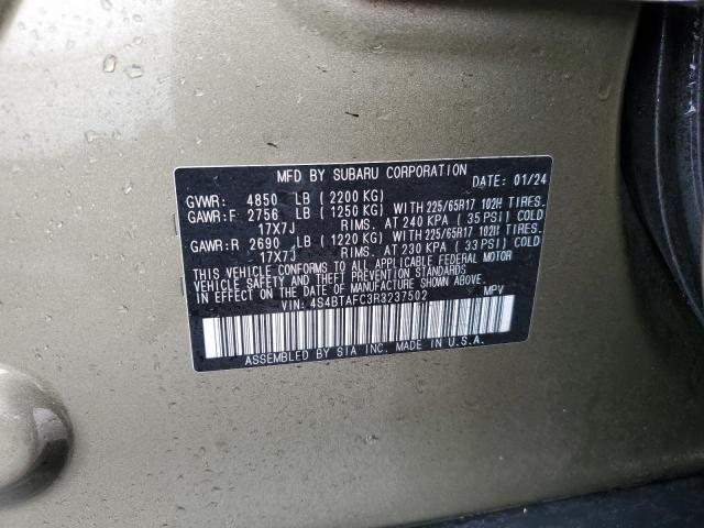 2024 SUBARU OUTBACK PR - 4S4BTAFC3R3237502