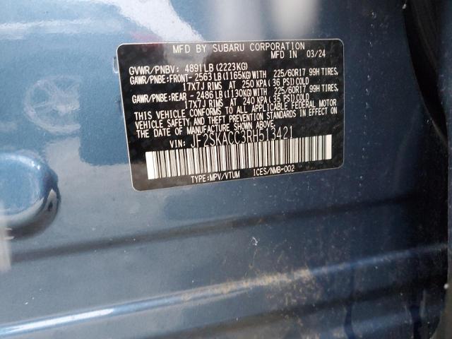 2024 SUBARU FORESTER P - JF2SKACC3RH513421