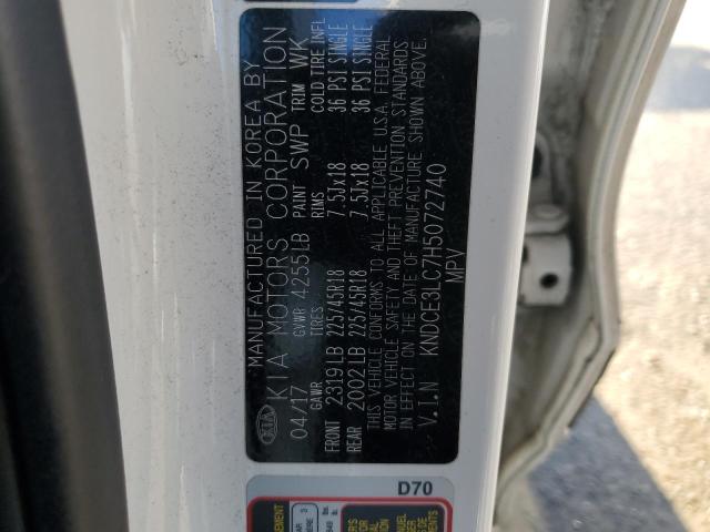 2017 KIA NIRO EX TO KNDCE3LC7H5072740