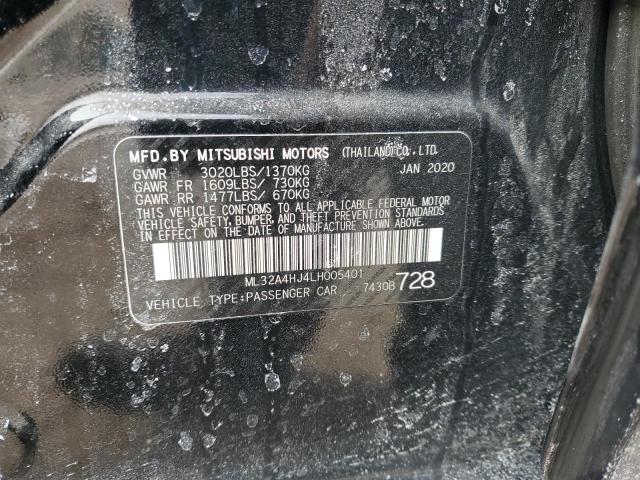 2020 MITSUBISHI MIRAGE SE ML32A4HJ4LH005401