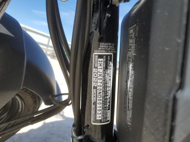 2022 HONDA NVA110 B 3H1JK0700ND001931