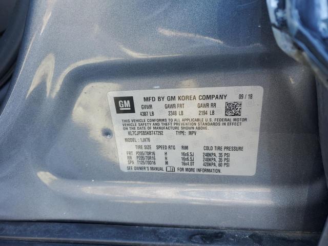2019 CHEVROLET TRAX 1LT - KL7CJPSB5KB747292