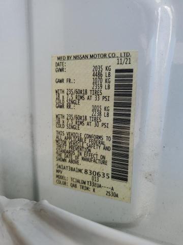 2021 NISSAN ROGUE SV - 5N1AT3BA1MC830635