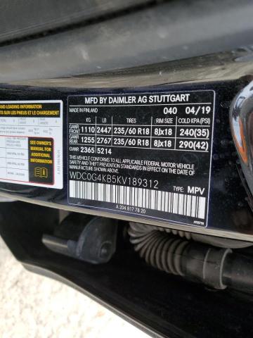 2019 MERCEDES-BENZ GLC 300 4M WDC0G4KB5KV189312