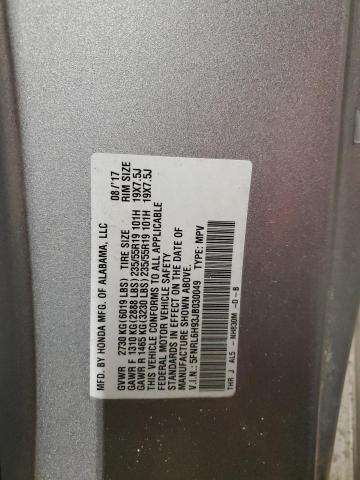 2018 HONDA ODYSSEY EL 5FNRL6H93JB030049