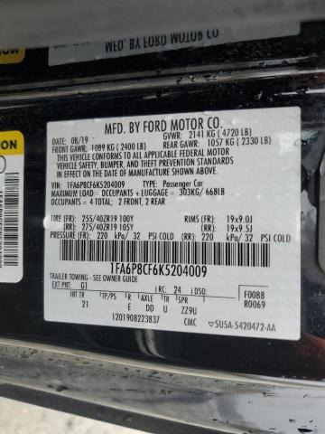 2019 FORD MUSTANG GT 1FA6P8CF6K5204009