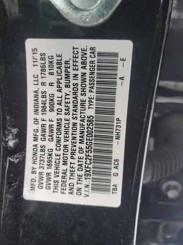 2016 HONDA CIVIC LX - 19XFC2F55GE002585