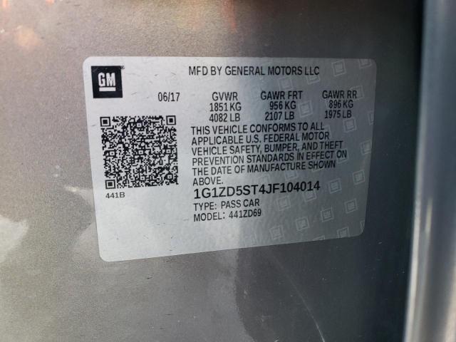 2018 CHEVROLET MALIBU LT - 1G1ZD5ST4JF104014