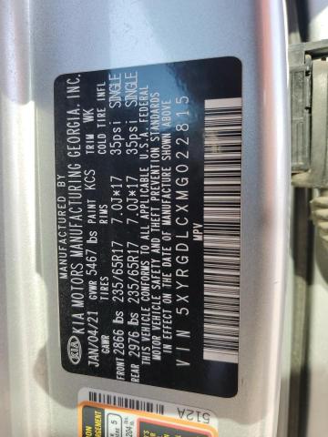 2021 KIA SORENTO LX - 5XYRGDLCXMG022815