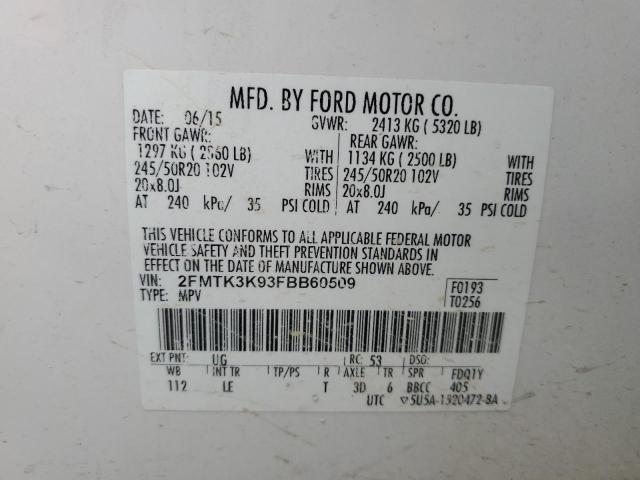 2015 FORD EDGE TITAN - 2FMTK3K93FBB60509