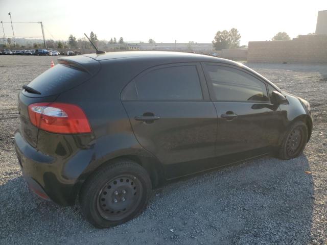 KIA RIO LX 2013 black  gas KNADM5A31D6307690 photo #4