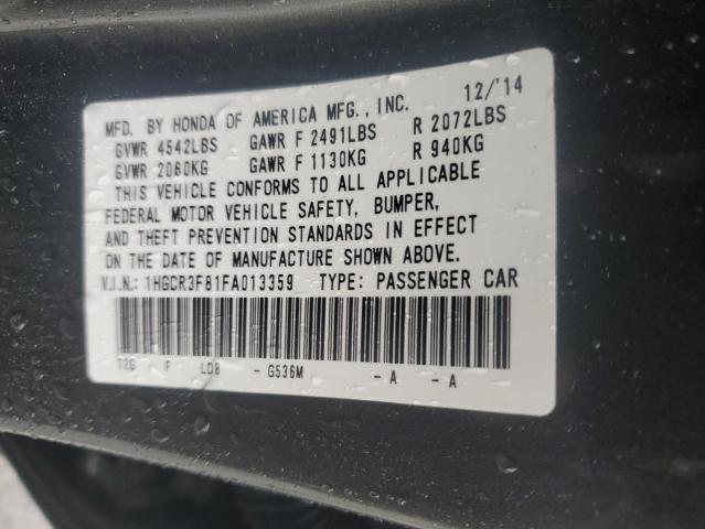 2015 HONDA ACCORD EXL - 1HGCR3F81FA013359