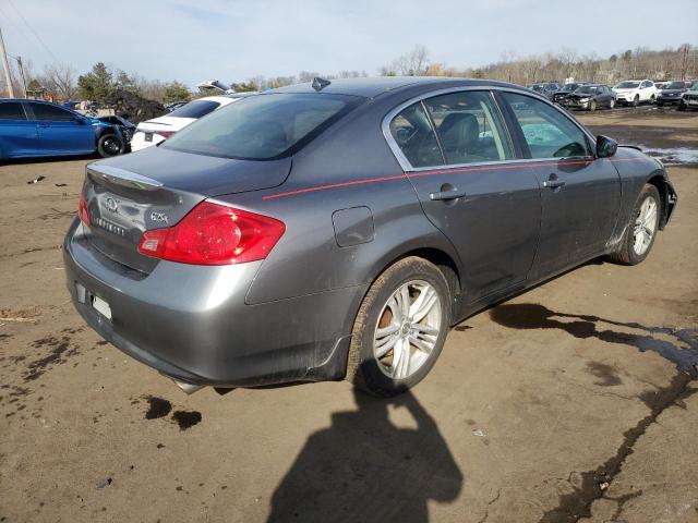 INFINITI G25 2011 gray  gas JN1DV6AR7BM651594 photo #4