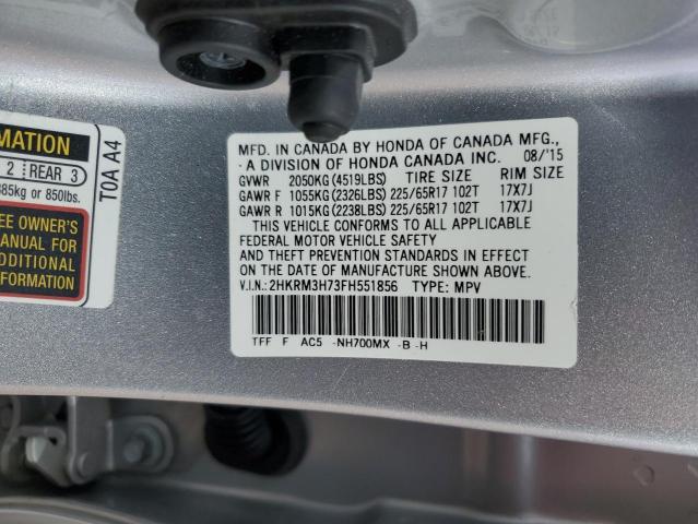2015 HONDA CR-V EXL - 2HKRM3H73FH551856