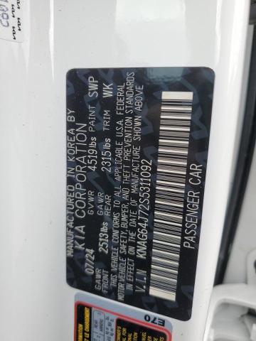 2025 KIA K5 GT LINE - KNAG64J72S5311092
