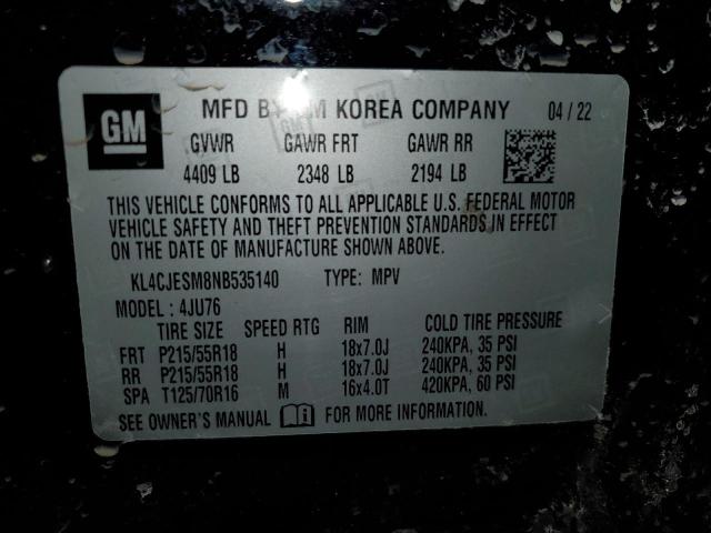 2022 BUICK ENCORE PRE - KL4CJESM8NB535140
