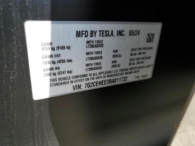 2024 TESLA CYBERTRUCK 7G2CEHEE3RA011732