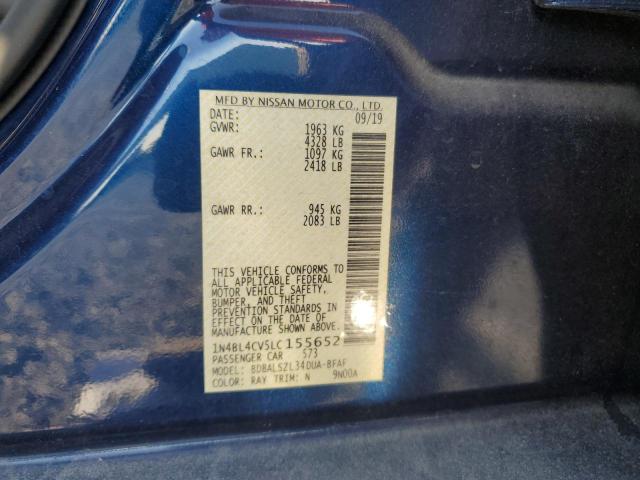 2020 NISSAN ALTIMA SR - 1N4BL4CV5LC155652