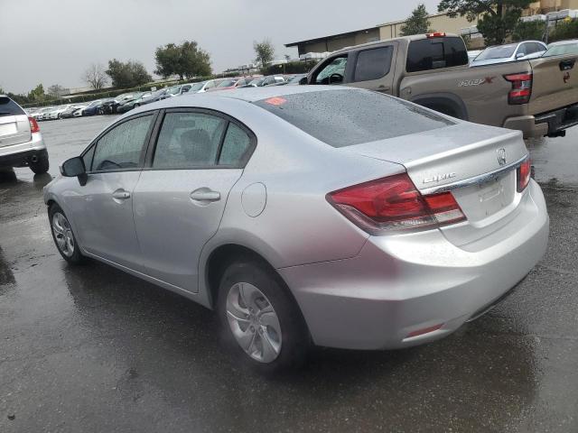 HONDA CIVIC LX 2015 silver  gas 19XFB2F57FE268773 photo #3
