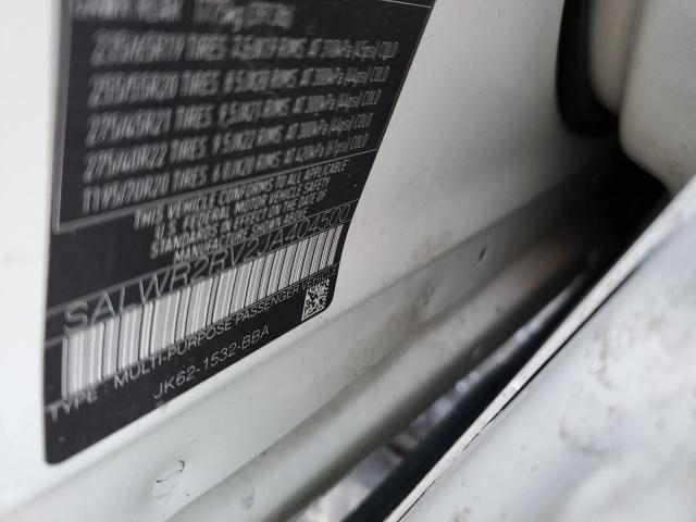 2018 LAND ROVER RANGE ROVE - SALWR2RV2JA404500