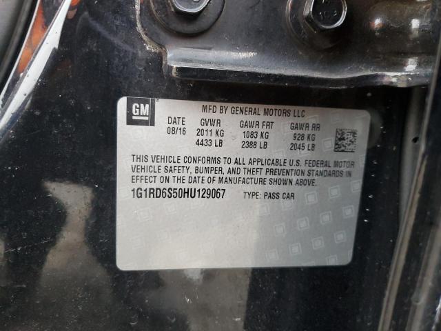 2017 CHEVROLET VOLT PREMI - 1G1RD6S50HU129067