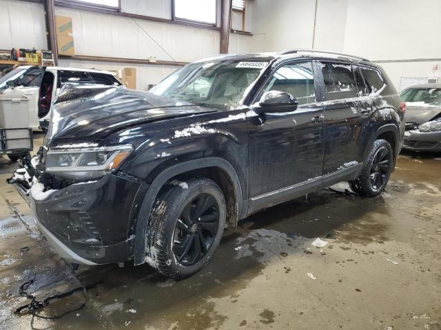 VOLKSWAGEN ATLAS SEL 2022 black  gas 1V2BR2CAXNC537557 photo #1