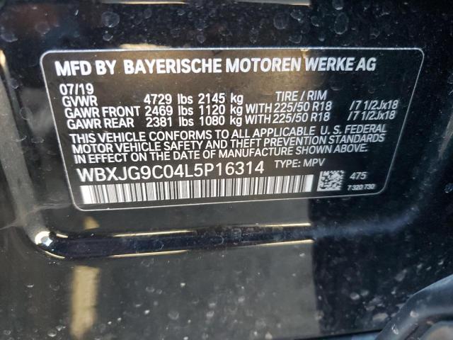 2020 BMW X1 XDRIVE2 - WBXJG9C04L5P16314