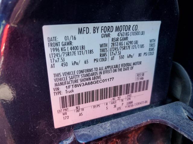 2016 FORD F350 SUPER - 1FT8W3A68GEC01177