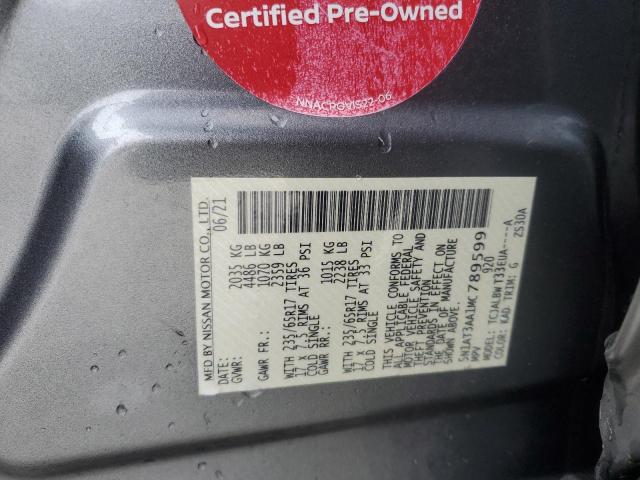 2021 NISSAN ROGUE S - 5N1AT3AA1MC789599