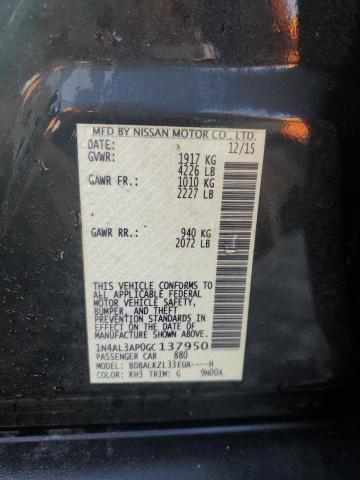 2016 NISSAN ALTIMA 2.5 - 1N4AL3AP0GC137950