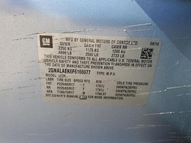 2015 CHEVROLET EQUINOX LS - 2GNALAEK6F6166977