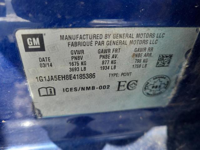 2014 CHEVROLET SONIC LS - 1G1JA5EH8E4185386