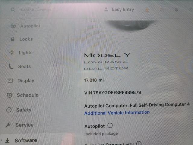 2023 TESLA MODEL Y - 7SAYGDEE8PF889879