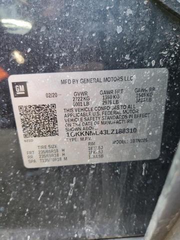 2020 GMC ACADIA SLT - 1GKKNML43LZ188310