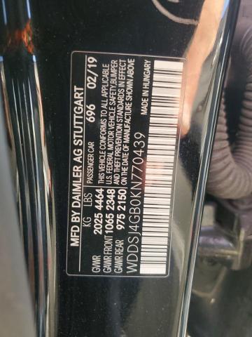 2019 MERCEDES-BENZ CLA 250 4M - WDDSJ4GB0KN770439