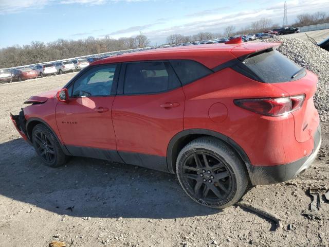 CHEVROLET BLAZER 1LT 2020 red  gas 3GNKBBRA2LS699145 photo #3