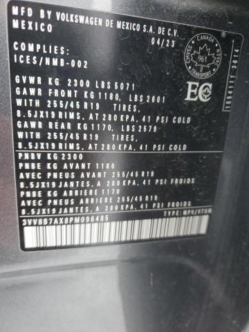 2023 VOLKSWAGEN TIGUAN SE 3VV8B7AX8PM096485
