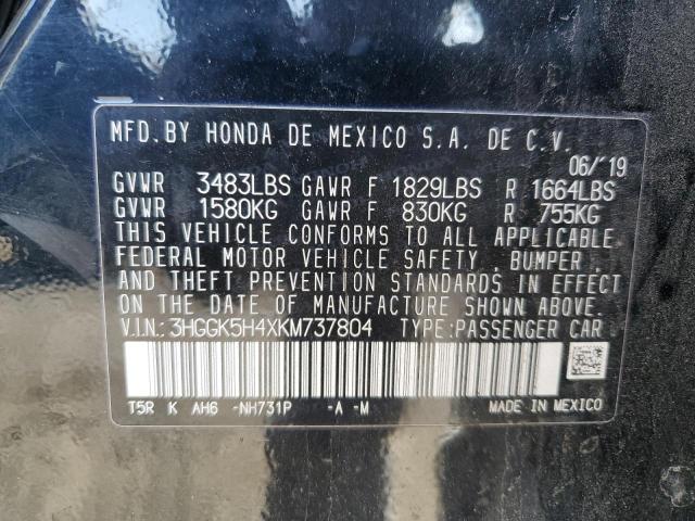 2019 HONDA FIT LX - 3HGGK5H4XKM737804