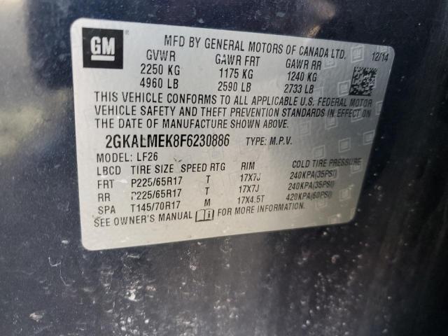 2015 GMC TERRAIN SL - 2GKALMEK8F6230886