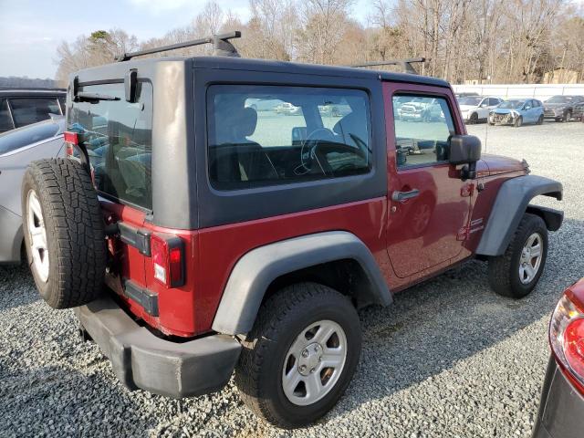 JEEP WRANGLER S 2012 burgundy 2dr spor flexible fuel 1C4AJWAG5CL287001 photo #4