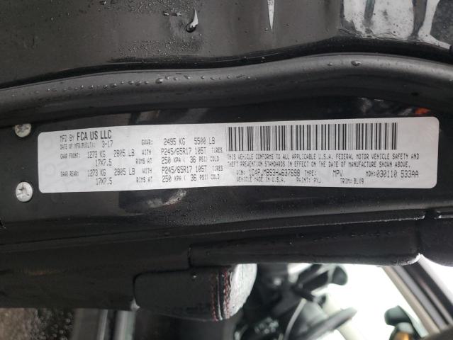 2017 JEEP CHEROKEE 1C4PJMBS3HW637698