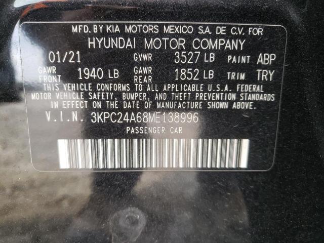 2021 HYUNDAI ACCENT SE - 3KPC24A68ME138996