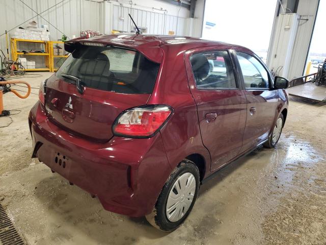 MITSUBISHI MIRAGE 2021 burgundy  gas ML32AUHJ4MH010552 photo #4