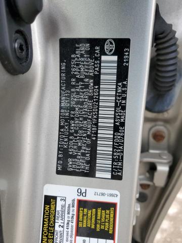 2013 TOYOTA CAMRY L - 4T1BF1FK5DU212604