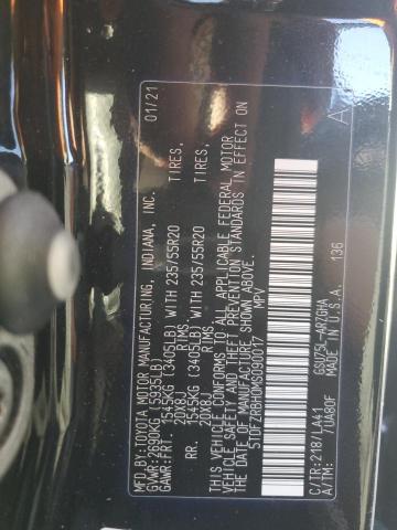 2021 TOYOTA HIGHLANDER 5TDFZRBH0MS090017